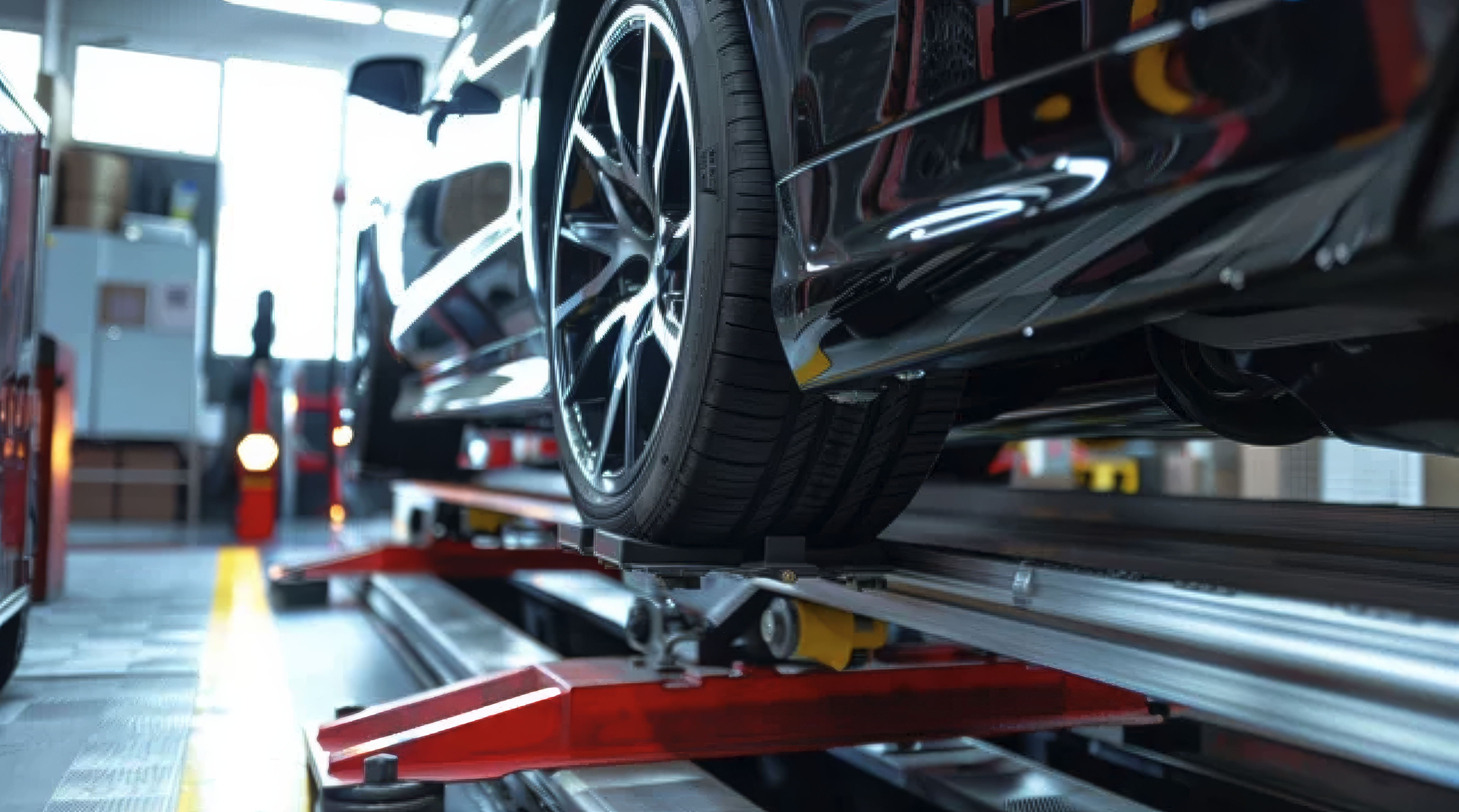 Best wheel alignment shop Koreatown Los Angeles Western Auto Glass and Tire